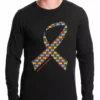Bewild Autism Awareness Ribbon Thermal Shirt