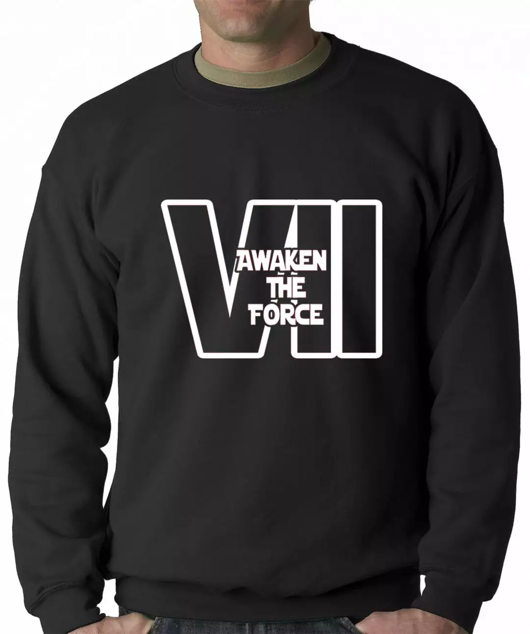 Bewild Awaken The Force VII Adult Crewneck Sweatshirt 4 Bewild Awaken The Force VII Adult Crewneck Sweatshirt