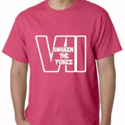 Bewild Awaken The Force VII Mens T-shirt Comic Con & Gaming Clothing, Video Game