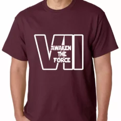 Bewild Awaken The Force VII Mens T-shirt Comic Con & Gaming Clothing, Video Game