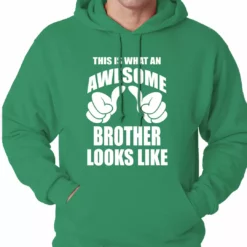 Bewild Positive Reinforcement Awesome Brother Adult Hoodie