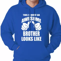 Bewild Positive Reinforcement Awesome Brother Adult Hoodie