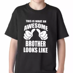 Bewild Awesome Brother Kids T-shirt Positive Reinforcement