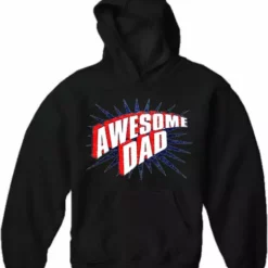 Bewild Awesome Dad Adult Hoodie Positive Reinforcement