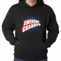 Bewild Awesome Grandpa Vintage Adult Hoodie