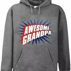 Bewild Awesome Grandpa Vintage Adult Hoodie