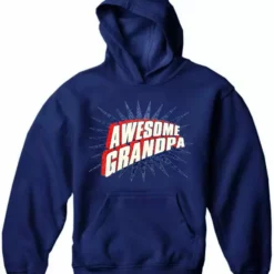 Bewild Awesome Grandpa Vintage Adult Hoodie