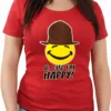 Bewild "B. Cuz I'm Happy" Girl's T-Shirt Hip-Hop Inspired Clothing