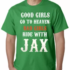 Bewild Bad Girls Ride With Jax SOA Mens T-shirt Famous Quotes And Sayings 16 Bewild Bad Girls Ride With Jax SOA Mens T-shirt Famous Quotes And Sayings