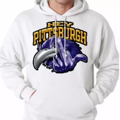 Bewild Sport Inspiration Baltimore Fan - Hey Pittsburgh Adult Hoodie