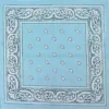 Bewild Bandanas - Light Blue Paisley Bandanna Bandannas