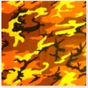 Bewild Bandannas Bandanas - Orange Camoflauge Bandanna