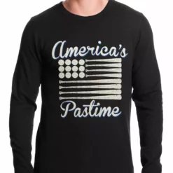 Bewild Baseball America's Pastime Thermal Shirt