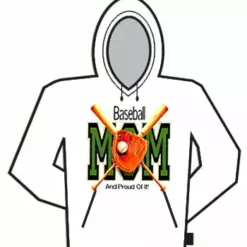 Bewild Baseball Mom And Proud Of It Hoodie