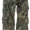 Bewild BDU Paratrooper Army Cargo Fatigues (Green Woodland Camo)
