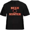 Bewild Bear Deer Beer Hunter Target Mens T-shirt Cool Funny & Offensive