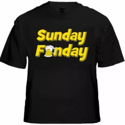Bewild Cool Funny & Offensive Beer Drinking Tees - Sunday Funday T-Shirt