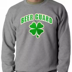 Bewild Beer Guard Irish Shamrock St. Patrick's Day Crewneck St.Patricks Day 9 Bewild Beer Guard Irish Shamrock St. Patrick's Day Crewneck St.Patricks Day