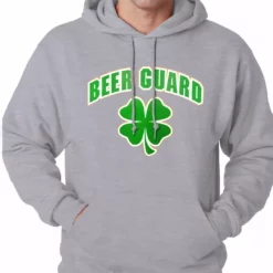 Bewild Beer Guard Irish Shamrock St. Patrick's Day Hoodie