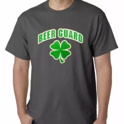 Bewild St.Patricks Day Beer Guard Irish Shamrock St. Patrick's Day Mens T-shirt