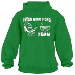 Bewild Beer Pong Clothing - Irish Beer Pong Team Hoodie St.Patricks Day