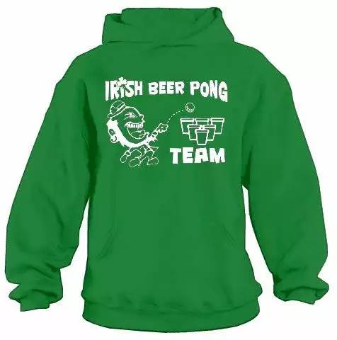 Bewild Beer Pong Clothing - Irish Beer Pong Team Hoodie St.Patricks Day 4 Bewild Beer Pong Clothing - Irish Beer Pong Team Hoodie St.Patricks Day