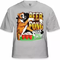 Bewild Cool Funny & Offensive Beer Pong "Mark Your Territory" T-Shirt 18 Bewild Cool Funny & Offensive Beer Pong