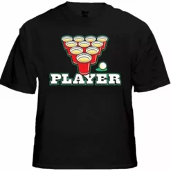 Bewild Cool Funny & Offensive Beer Pong Player T-Shirt