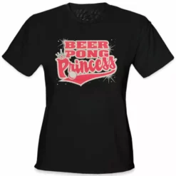 Bewild Beer Pong Princess Girls T-Shirt