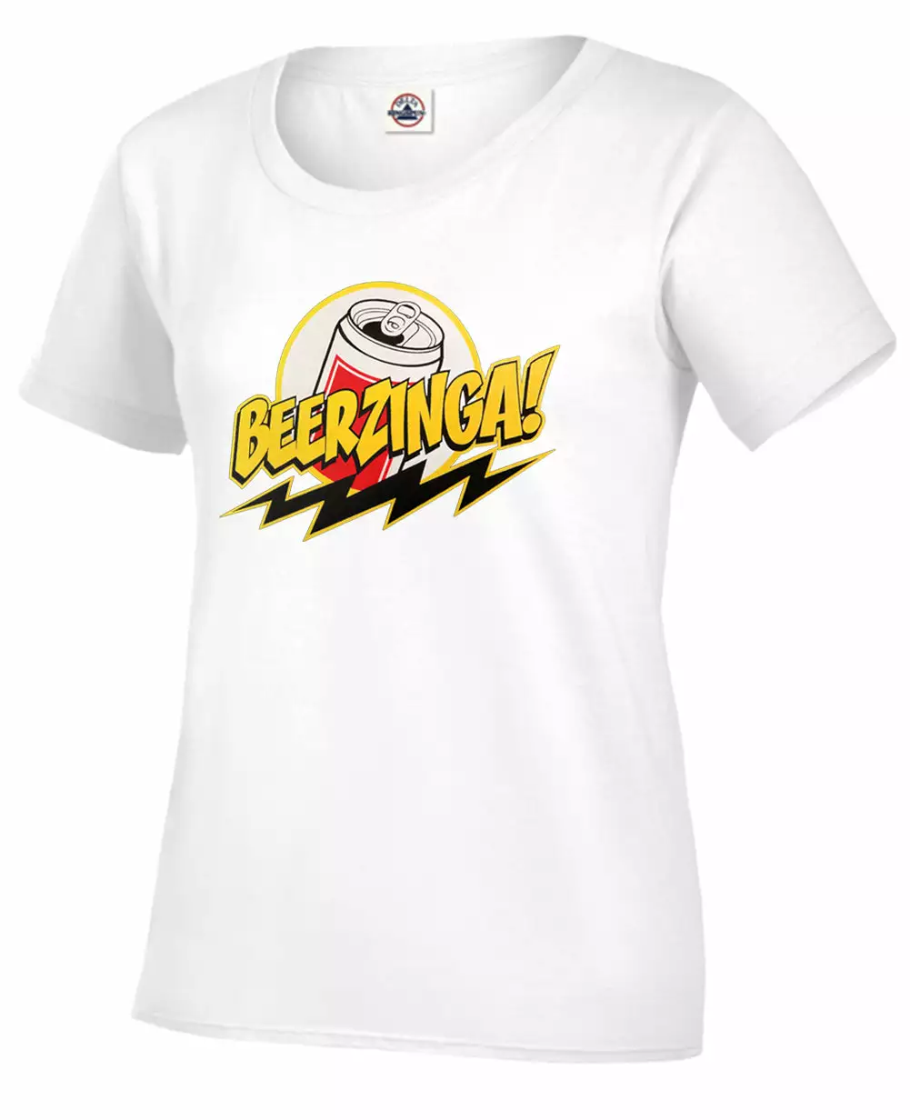 Bewild Beerzinga! - Big Bang Theory Parody Girl's T-Shirt Cool Funny & Offensive 13 Bewild Beerzinga! - Big Bang Theory Parody Girl's T-Shirt Cool Funny & Offensive