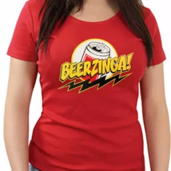 Bewild Beerzinga! - Big Bang Theory Parody Girl's T-Shirt Cool Funny & Offensive