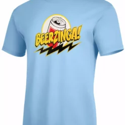 Bewild Cool Funny & Offensive Beerzinga! - Big Bang Theory Parody Men's T-Shirt