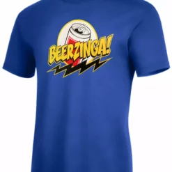 Bewild Cool Funny & Offensive Beerzinga! - Big Bang Theory Parody Men's T-Shirt