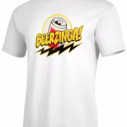 Bewild Cool Funny & Offensive Beerzinga! - Big Bang Theory Parody Men's T-Shirt