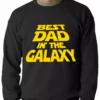 Bewild Best Dad In The Galaxy Adult Crewneck
