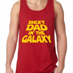 Bewild Positive Reinforcement Best Dad In The Galaxy Tank Top