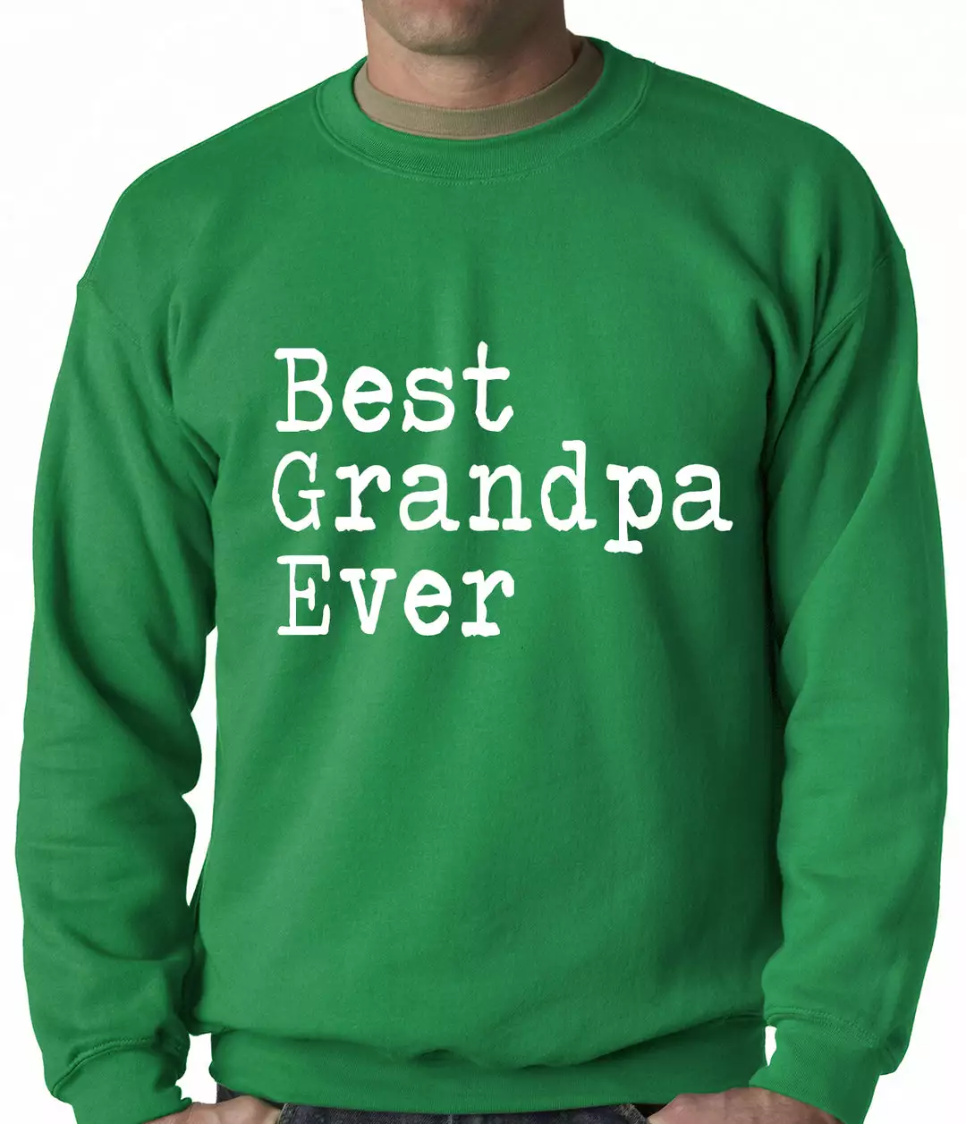 Bewild Best Grandpa Ever Adult Crewneck 6 Bewild Best Grandpa Ever Adult Crewneck