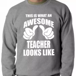 Bewild Positive Reinforcement Best Teacher Ever Adult Crewneck 11 Bewild Positive Reinforcement Best Teacher Ever Adult Crewneck