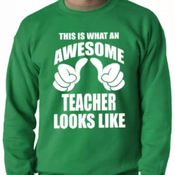Bewild Positive Reinforcement Best Teacher Ever Adult Crewneck 12 Bewild Positive Reinforcement Best Teacher Ever Adult Crewneck