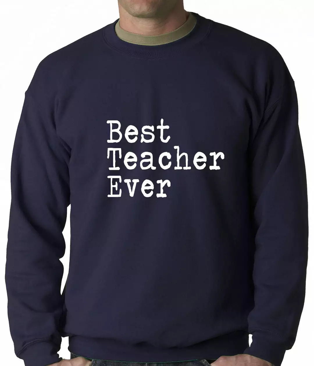Bewild Best Teacher Ever Adult Crewneck Positive Reinforcement 7 Bewild Best Teacher Ever Adult Crewneck Positive Reinforcement