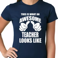 Bewild Best Teacher Ever Ladies T-shirt Positive Reinforcement