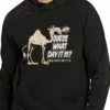 Cool Funny & Offensive Bewild Guess What Day It Is? Camel Hump Day Adult Hoodie