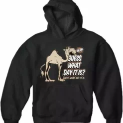 Cool Funny & Offensive Bewild Guess What Day It Is? Camel Hump Day Adult Hoodie