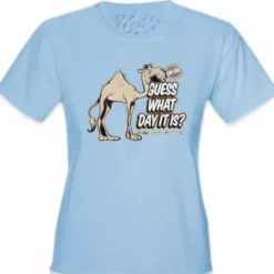 Bewild Guess What Day It Is? Camel Hump Day Girl's T-Shirt Cool Funny & Offensive