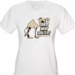 Bewild Guess What Day It Is? Camel Hump Day Girl's T-Shirt Cool Funny & Offensive