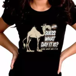 Bewild Guess What Day It Is? Camel Hump Day Girl's T-Shirt Cool Funny & Offensive