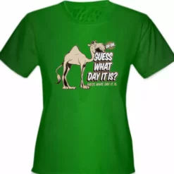 Bewild Guess What Day It Is? Camel Hump Day Girl's T-Shirt Cool Funny & Offensive