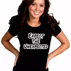 Bewild Big Brother "Expect The Unexpected" Girl's T-Shirt Cool Funny & Offensive