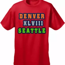 Bewild Sport Inspiration Big Game 48 Denver Vs. Seattle Men's T-Shirt 14 Bewild Sport Inspiration Big Game 48 Denver Vs. Seattle Men's T-Shirt