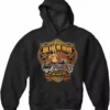 Bewild Biker Hoodie - "Ass Gas Or Grass" Motorcycle Sweatshirt (Black) Biker Style